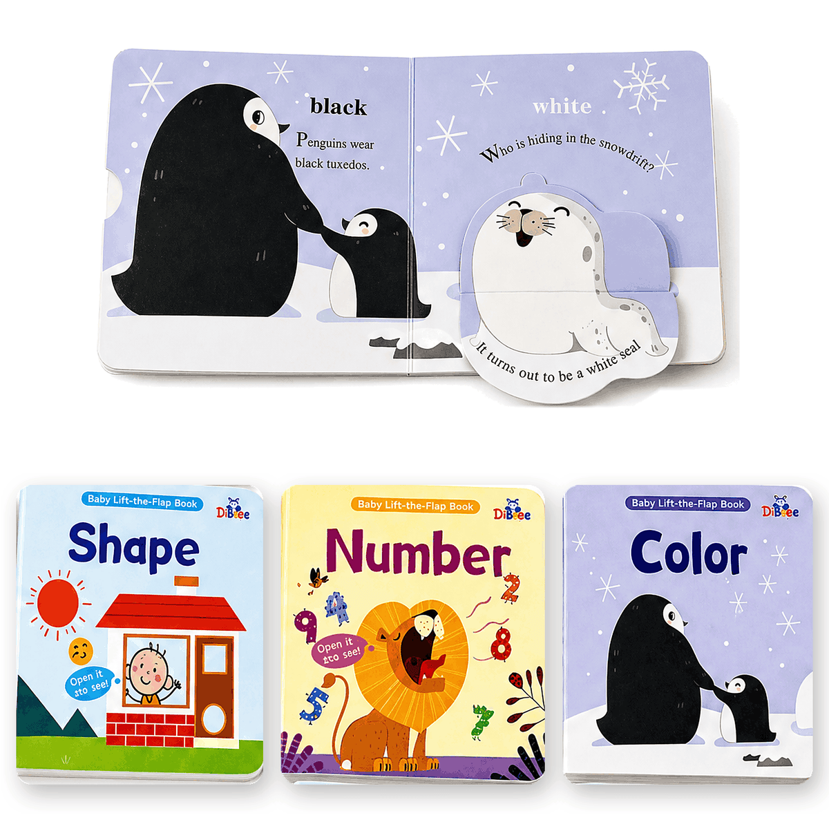 Peek & Learn Lift-the-Flap Board Book Set