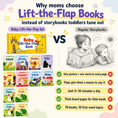 Peek & Learn Lift-the-Flap Board Book Set