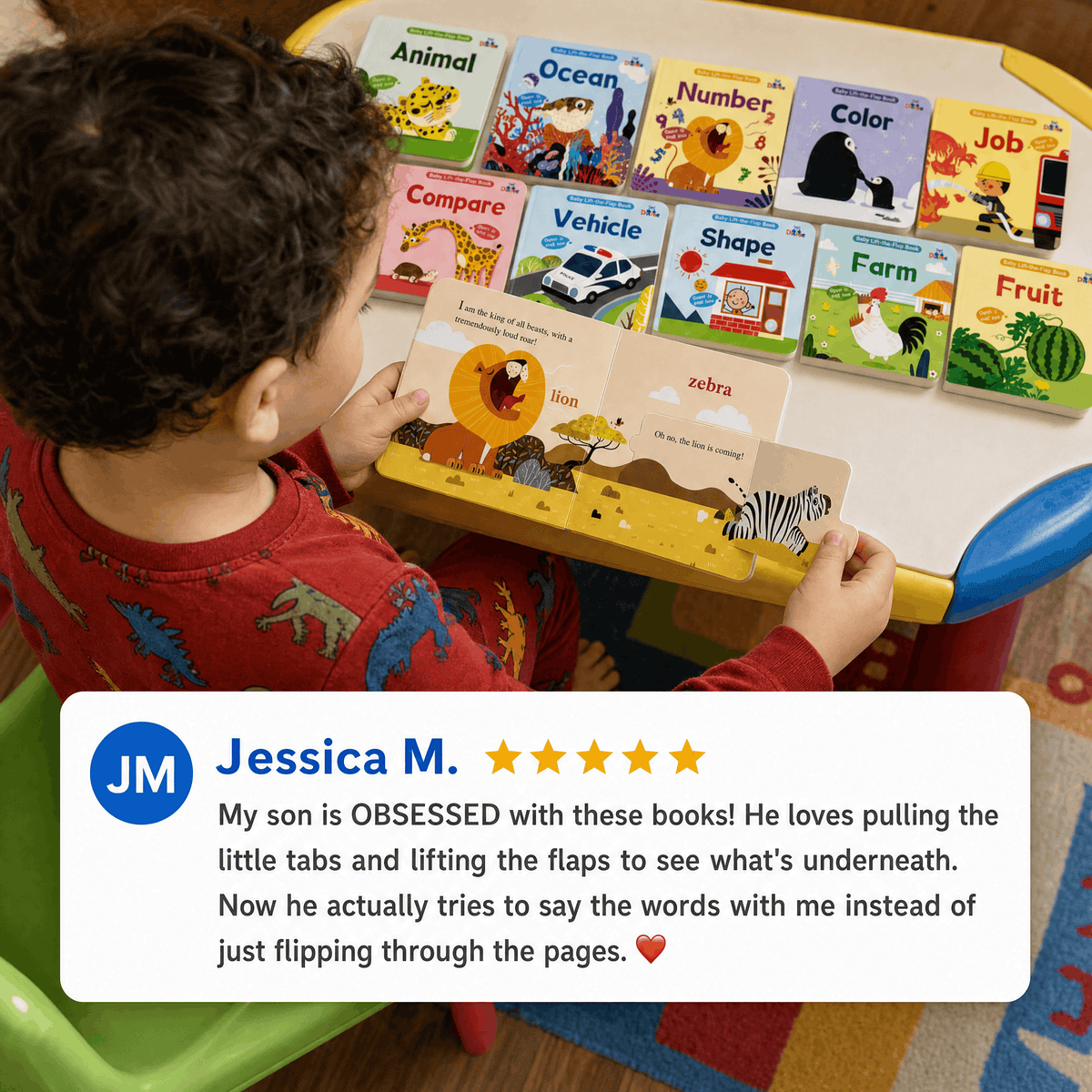 Peek & Learn Lift-the-Flap Board Book Set