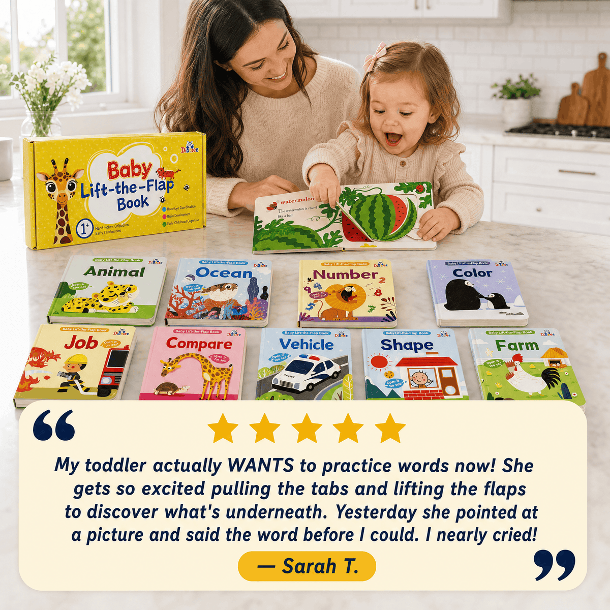 Peek & Learn Lift-the-Flap Board Book Set