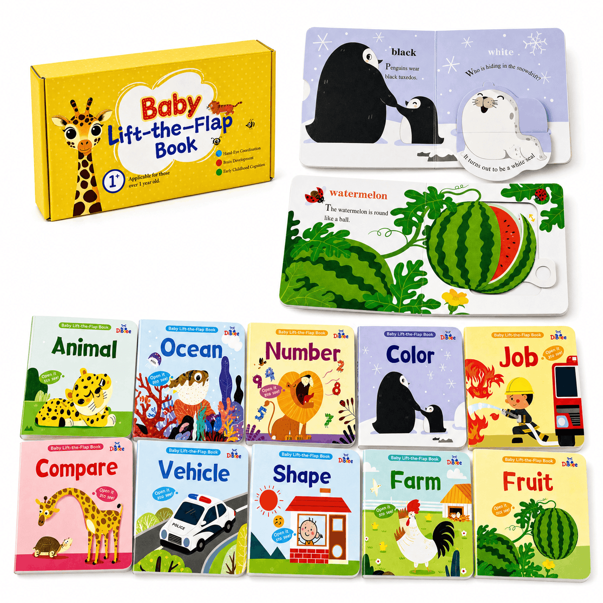 Peek & Learn Lift-the-Flap Board Book Set